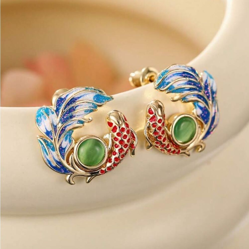 Boho Fish Earrings N1734